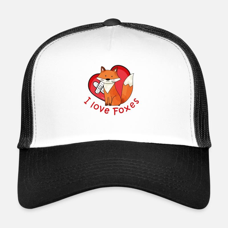 I love foxes Trucker Cap