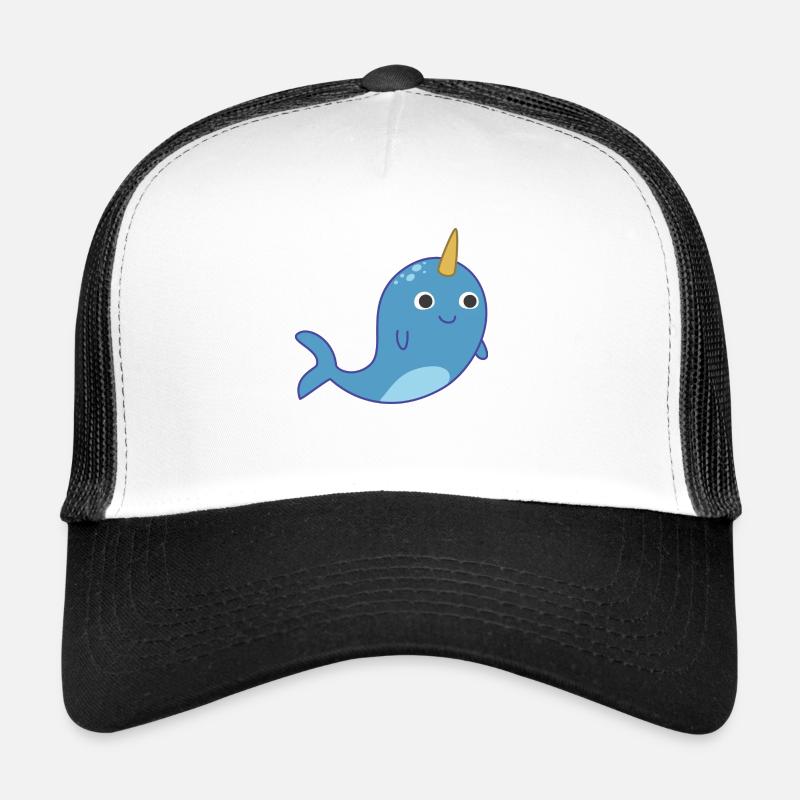 Narwal - Trucker Cap - Weiß/Schwarz