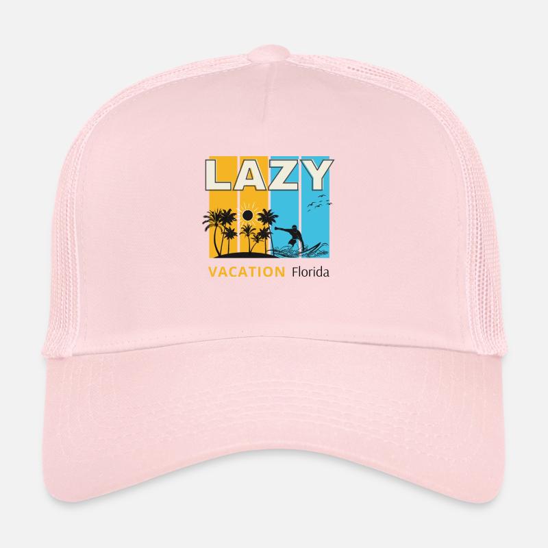 Lazy vacation Florida Trucker Cap