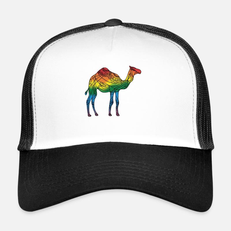 Kamel - Trucker Cap - Weiß/Schwarz