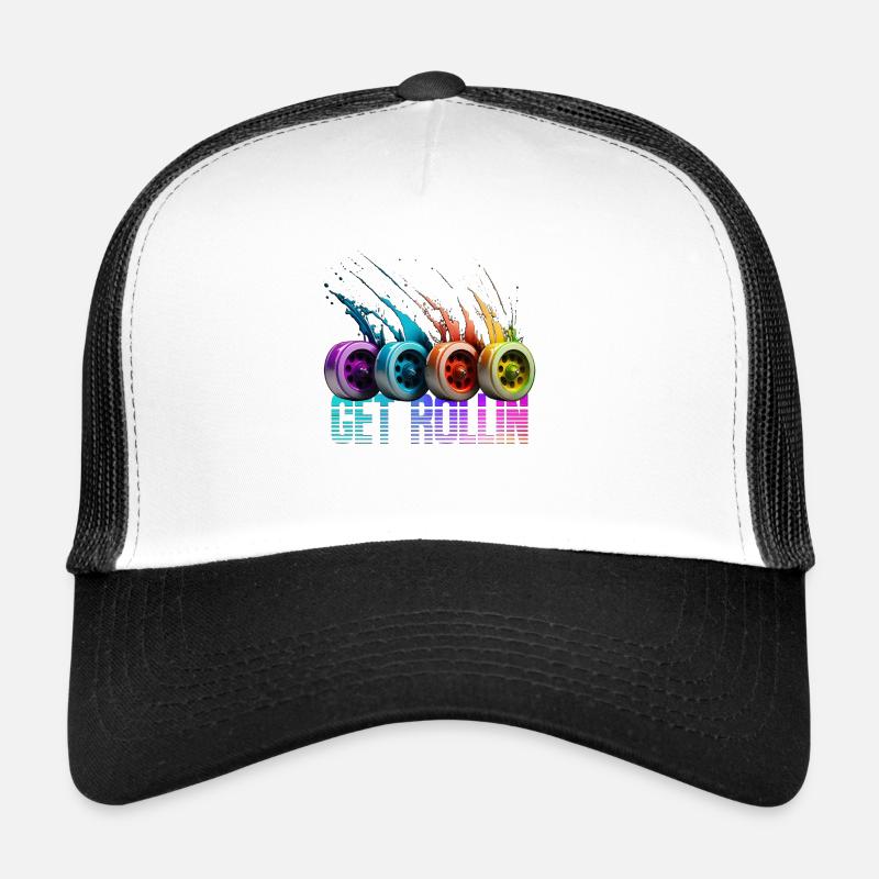 Holen Sie sich das Rollen Trucker Cap