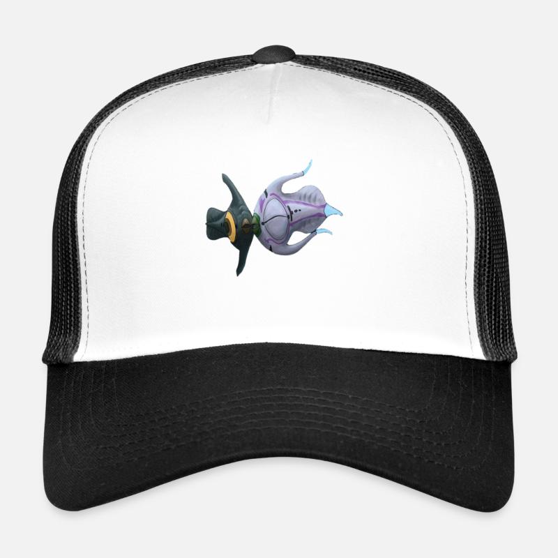 Peeper &; Arctic Peeper - Trucker Cap - Weiß/Schwarz