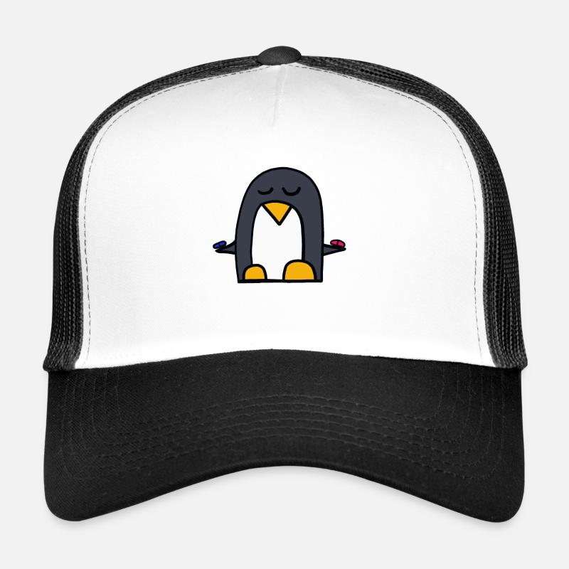 Pilule rouge ou pilule bleue? Pingouin de la matrice Casquette trucker 