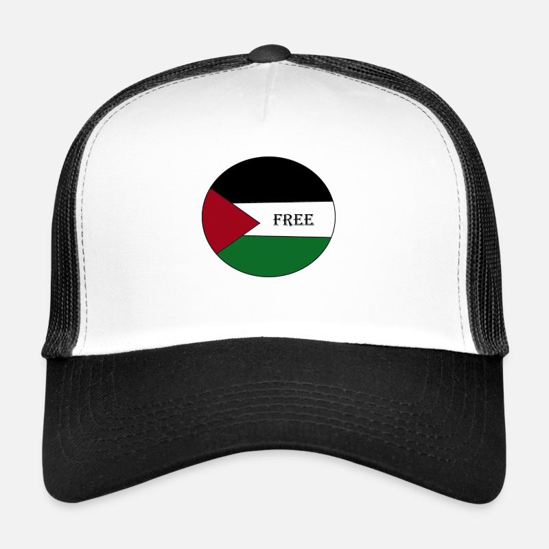 Palästinenser Palästiner - Trucker Cap - Weiß/Schwarz