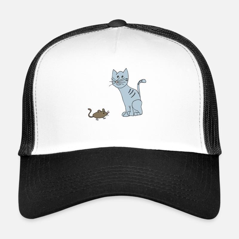 Chat et souris Casquette trucker 