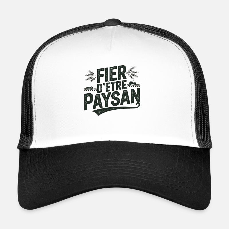 fière d être un paysan Casquette trucker 
