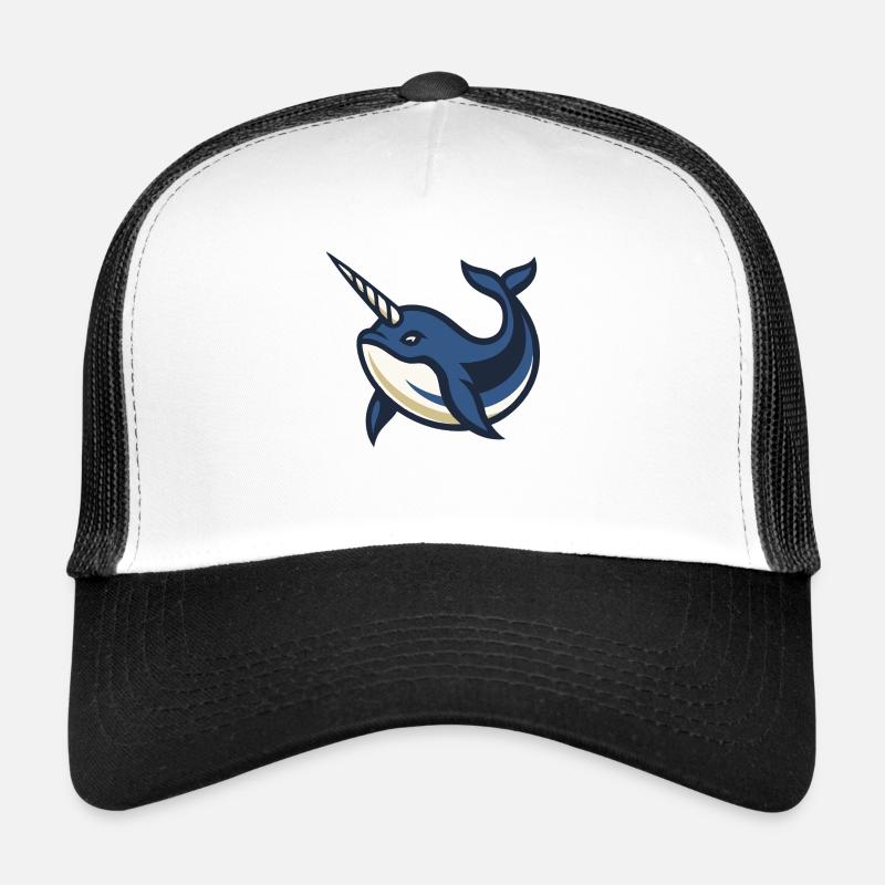 Narwal-Ozean-Horn Trucker Cap
