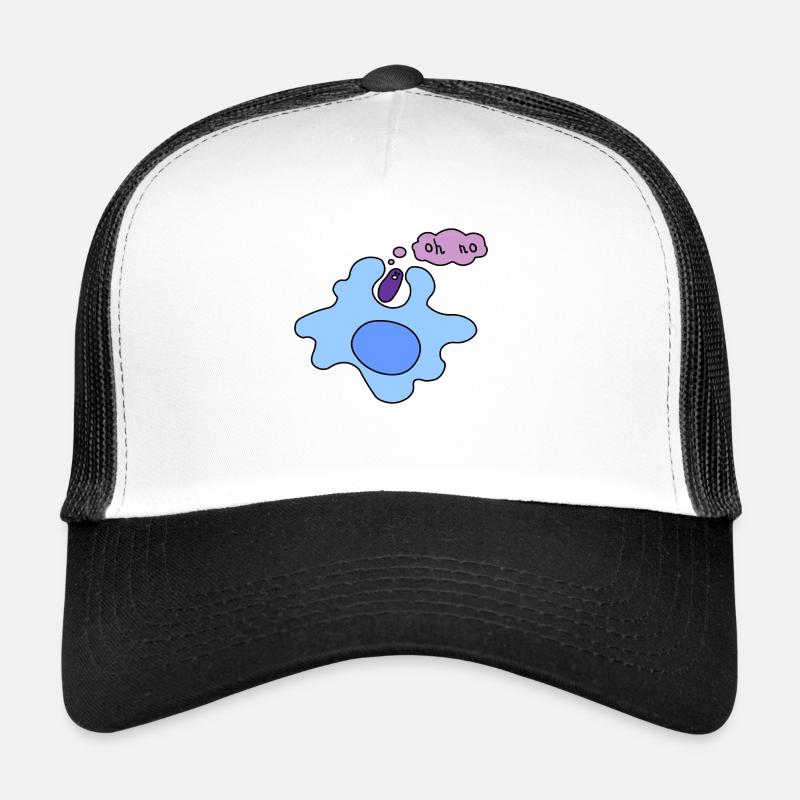 Phagozytose - Trucker Cap - Weiß/Schwarz