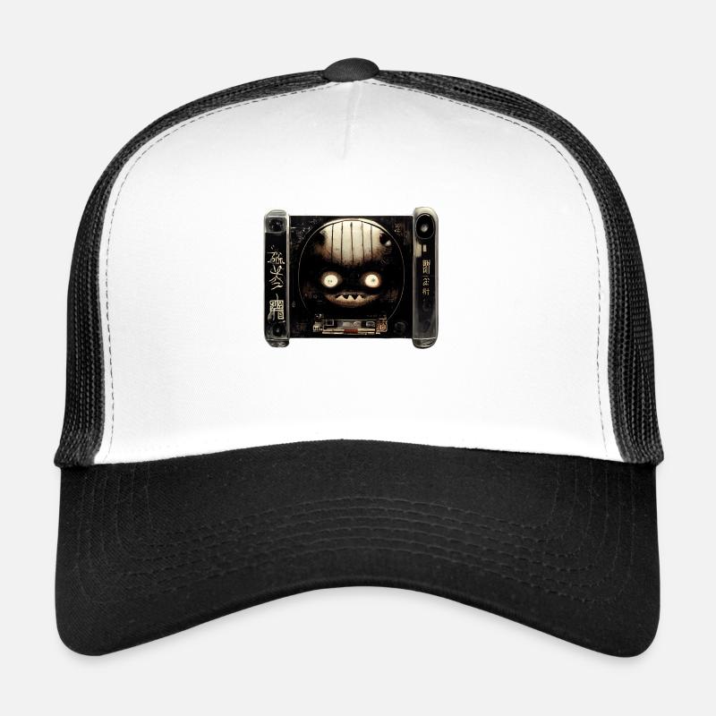 Cassette - Casquette trucker  - blanc/noir