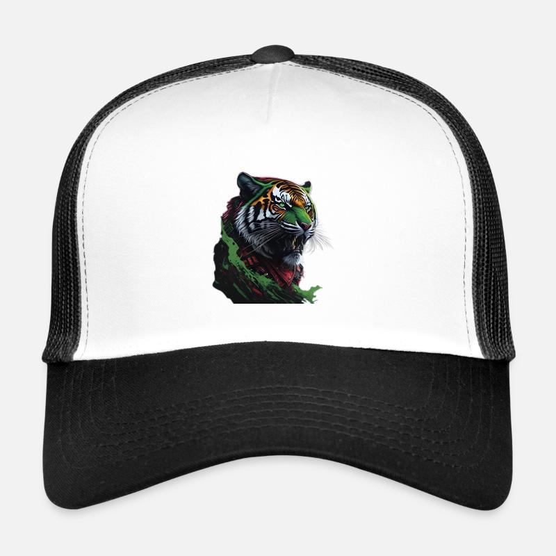 Beau tigre Steampunk Casquette trucker 