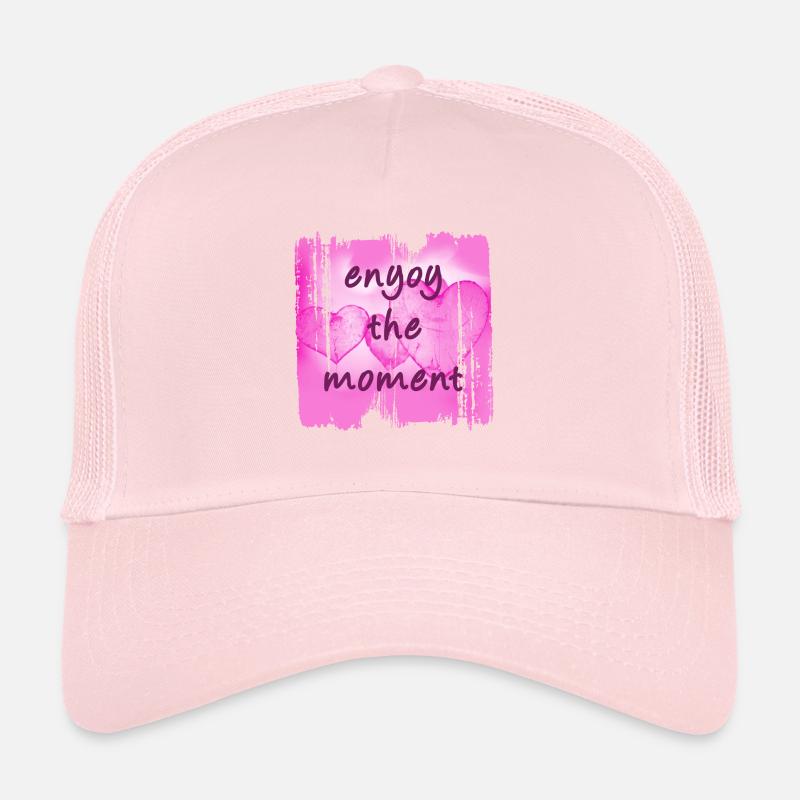 Enyoy Le Moment Coeurs Roses Casquette trucker