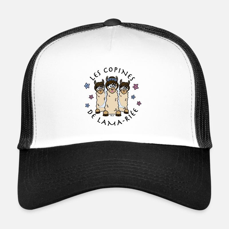 Copines de Lama-riee, EVJF, mariage, Team mariée Casquette trucker 