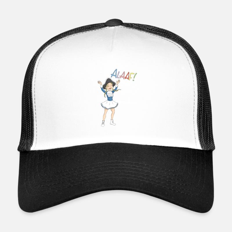 Funkenmariechen Alaaf - Trucker Cap - Weiß/Schwarz