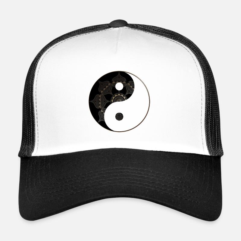 Yin-Yang - Trucker Cap - Weiß/Schwarz