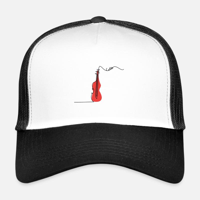 Violoncelle One Line Casquette trucker 