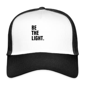 Be The Light - Christian - Trucker Cap - white/black - Front