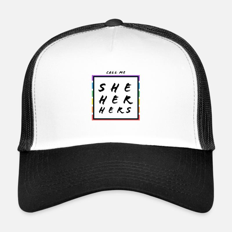 Pride - she, ici, hers Casquette trucker 
