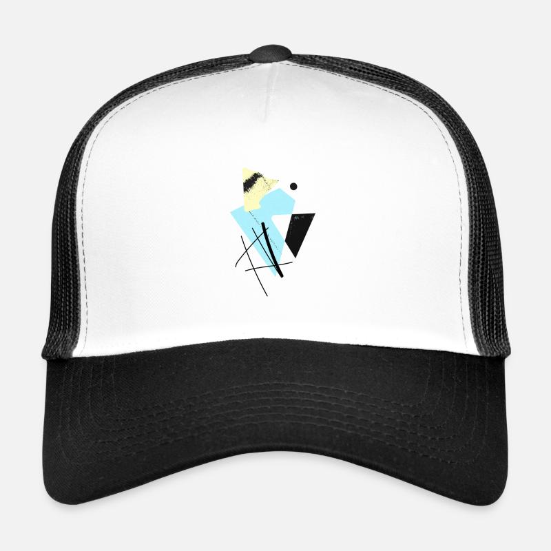 Formes et formes abstraites et géométriques de la hanche Casquette trucker 