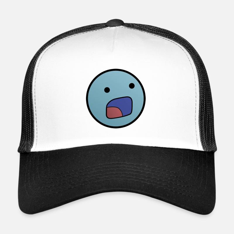 "D:" - Colon D (Twitch Emote) Trucker Cap