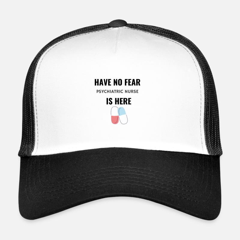 Psychiatrische Krankenschwester - Trucker Cap - Weiß/Schwarz