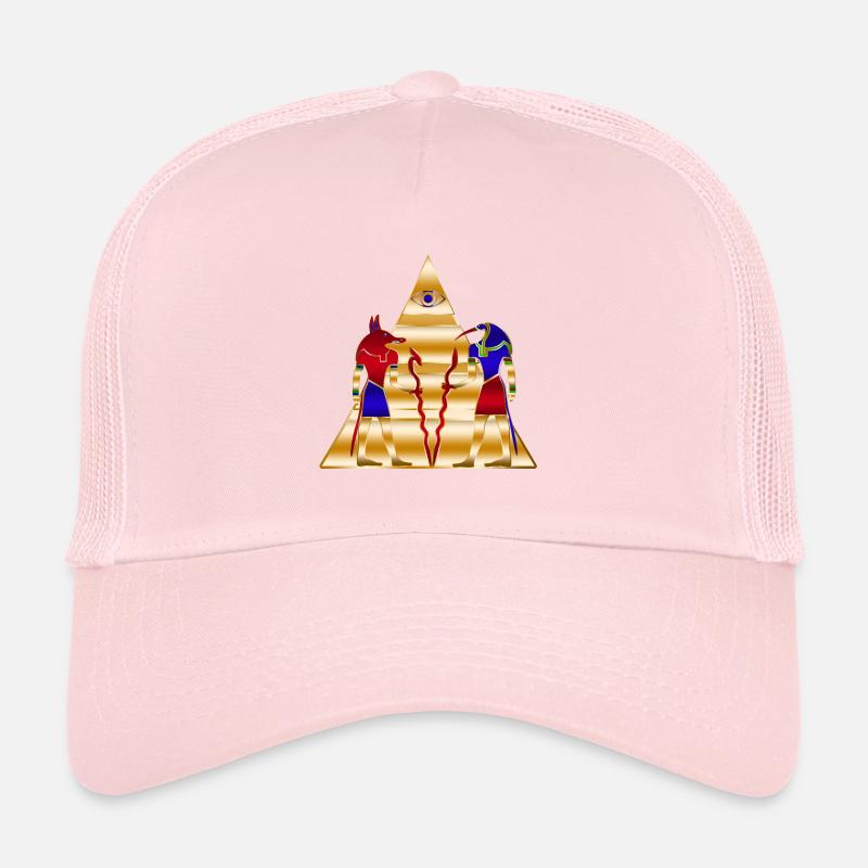 Egyptian gods ancient Pyramid Trucker Cap