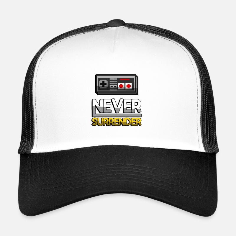 NEVER SURRENDER (Gelb) + NES Controller - Gaming Trucker Cap