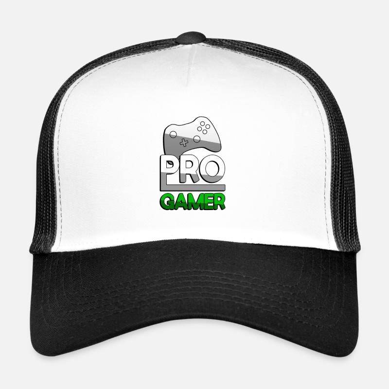 PRO GAMER (Green) + Controller - Gaming Trucker Cap