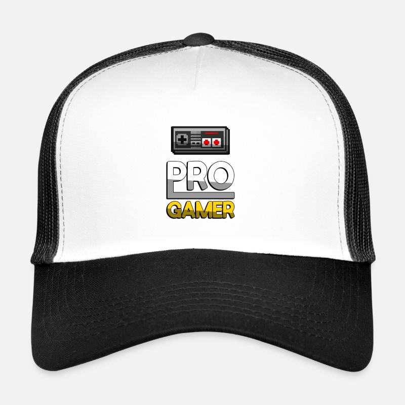 PRO GAMER (Gelb) + NES Controller - Gaming Trucker Cap