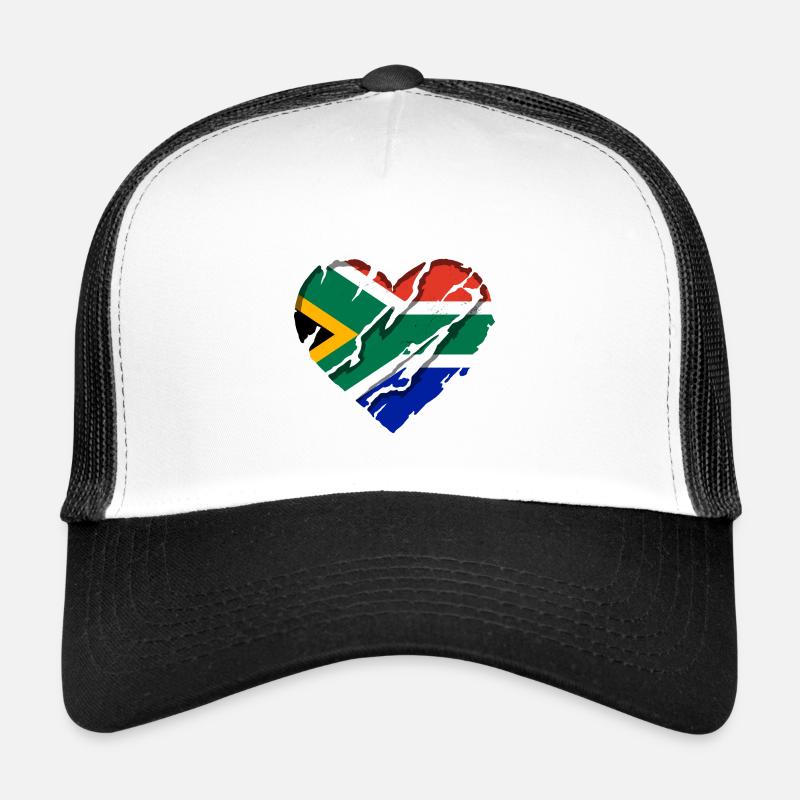Drapeau de l’Afrique du Sud Drapeau sud-africain Casquette trucker 