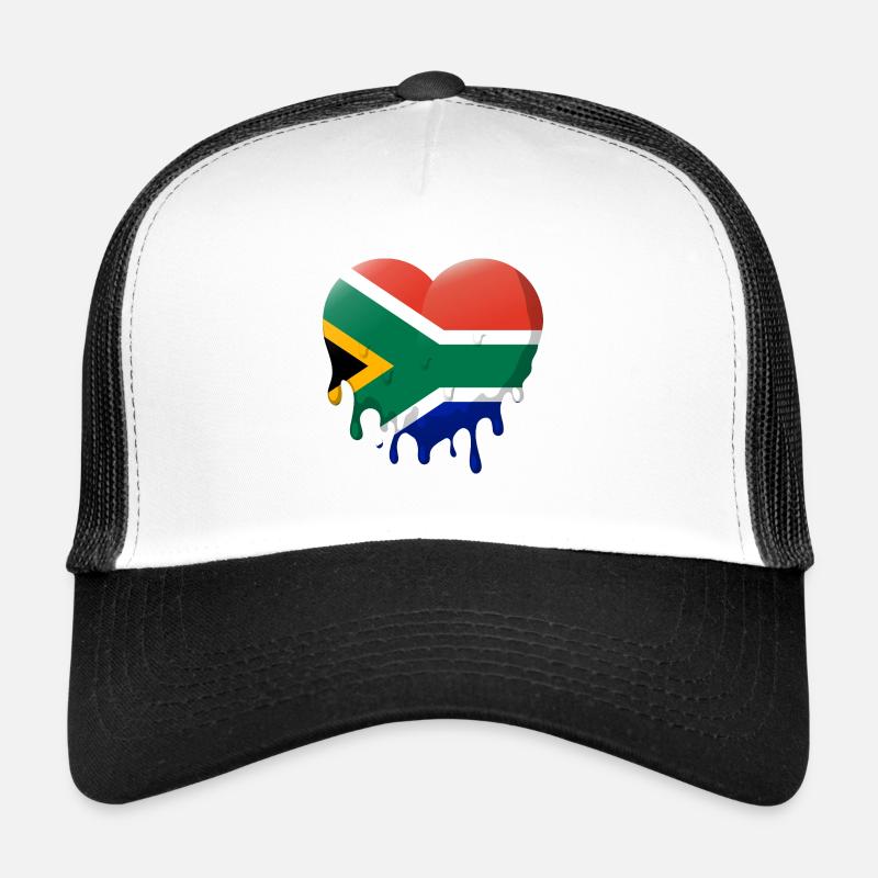 Drapeau de l’Afrique du Sud Drapeau sud-africain Casquette trucker 