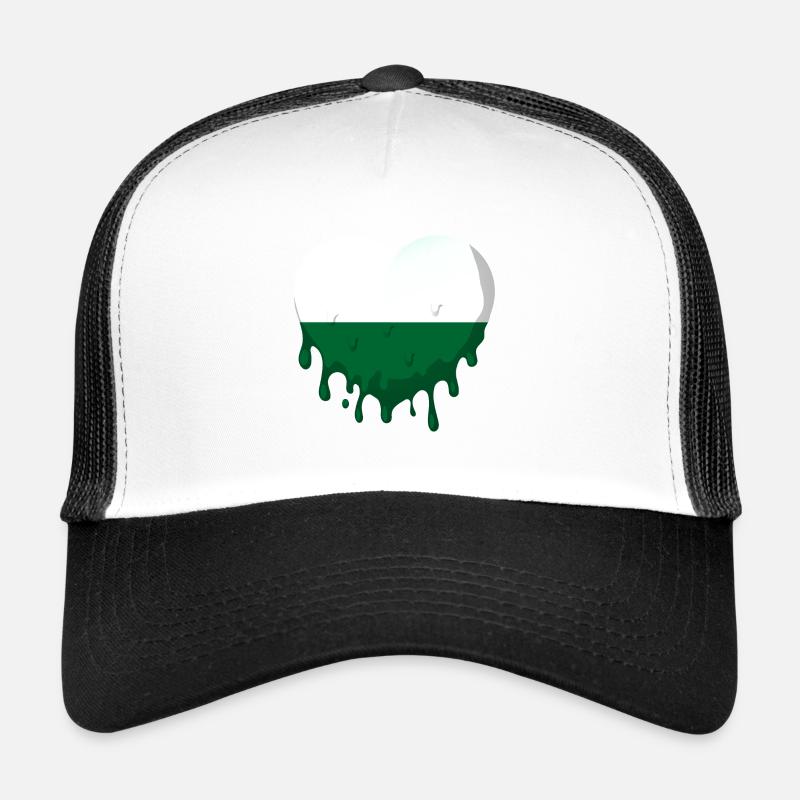 Drapeau de Saxe Drapeau saxon Ossi Holiday SN Casquette trucker 