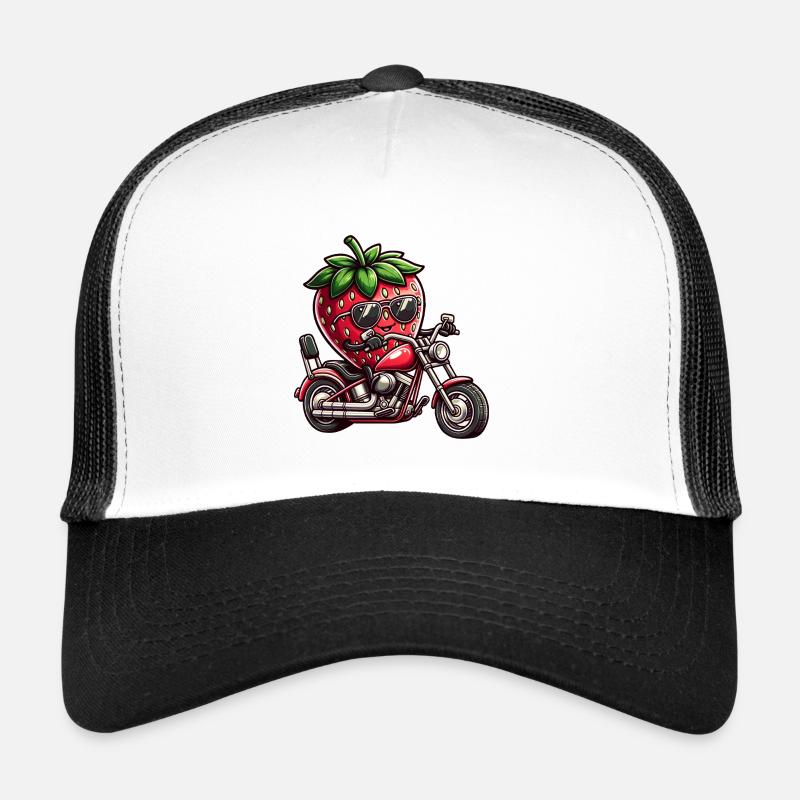 Moto Concombre Aventure Liberté Casquette trucker 