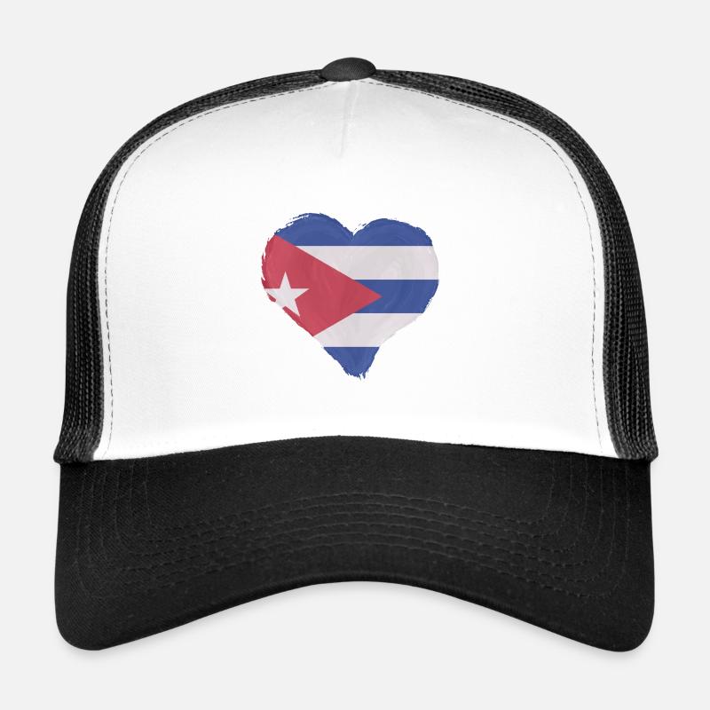 Drapeau de Cuba Caraïbes Vacances Cuba Voyage La Havane Casquette trucker 