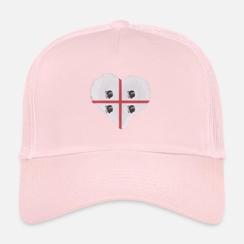Drapeau de la Sardaigne Drapeau de la Sardaigne Drapeau de la Sardaigne Casquette trucker 