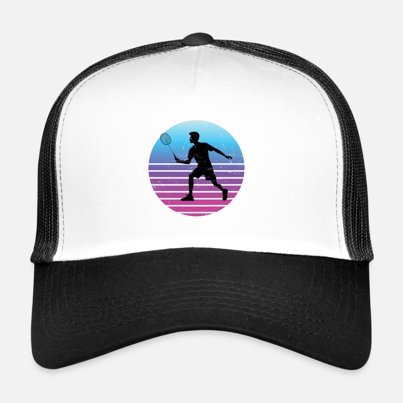 Badminton Squash Hommes Badminton Joueur de Badminton Casquette trucker 