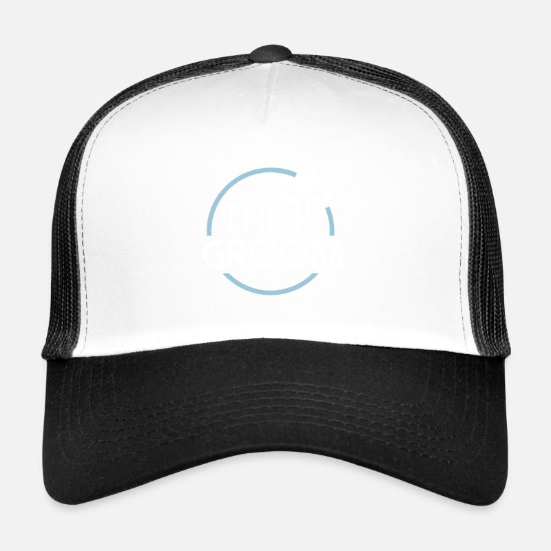 Groom - Trucker Cap - white/black