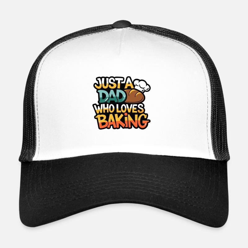Papa liebt Brot backen - Papa ist unser Bäcker Trucker Cap