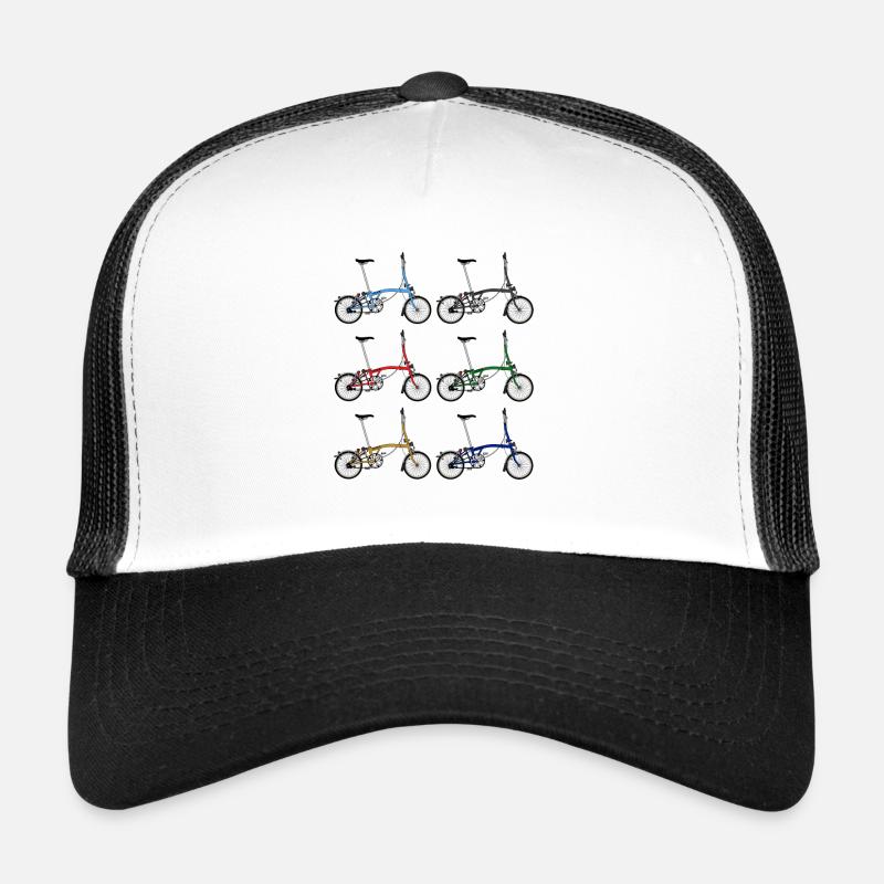 Brompton Bikes - Trucker Cap - white/black