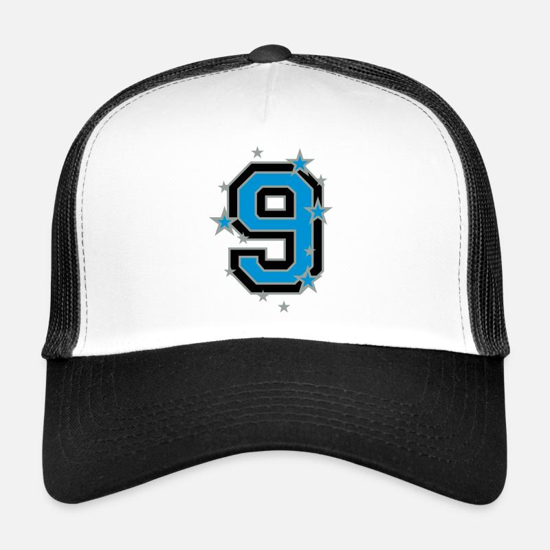 Le numéro 9 Casquette trucker 