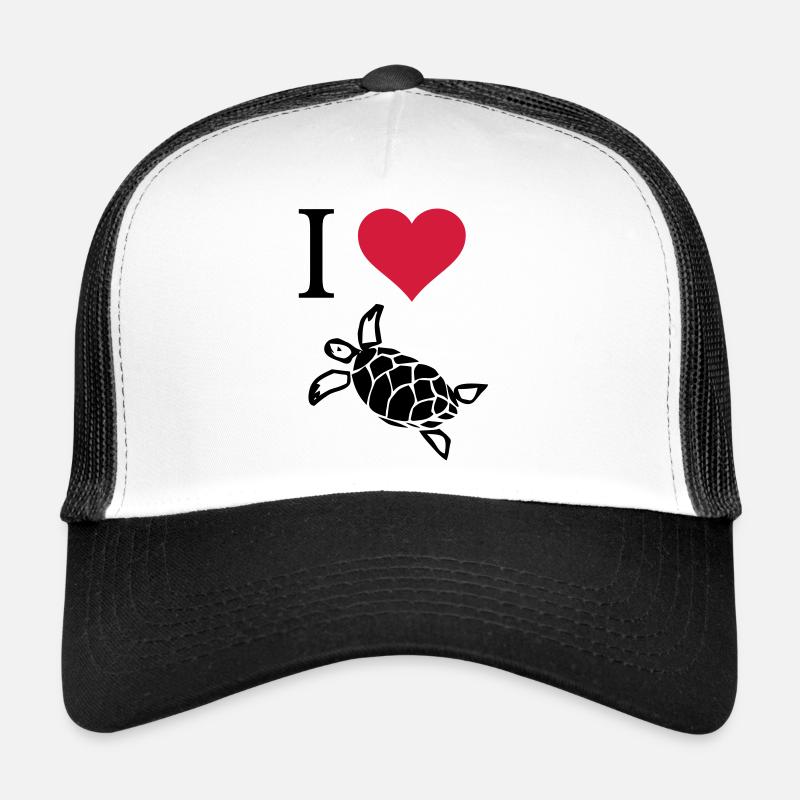 J'adore les tortues Casquette trucker 