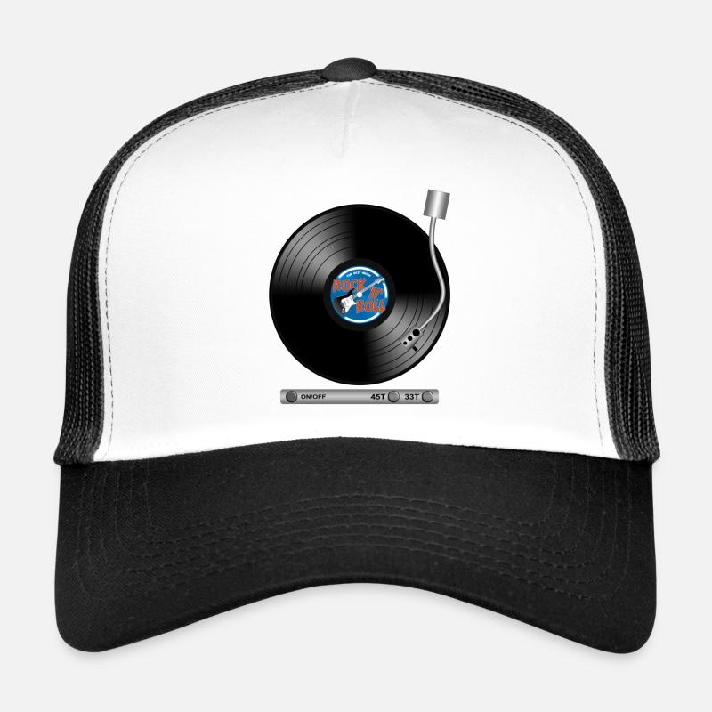 platine disque vinyle Casquette trucker 