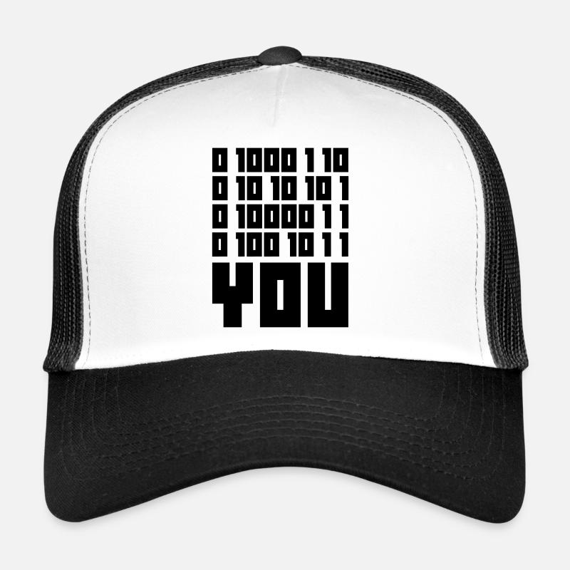 Binärcode F**k YOU – Geek Code & Nerd Humor Trucker Cap