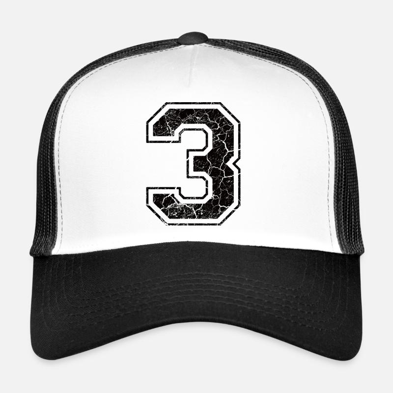 3 three drei black schwarz (fr) Casquette trucker 