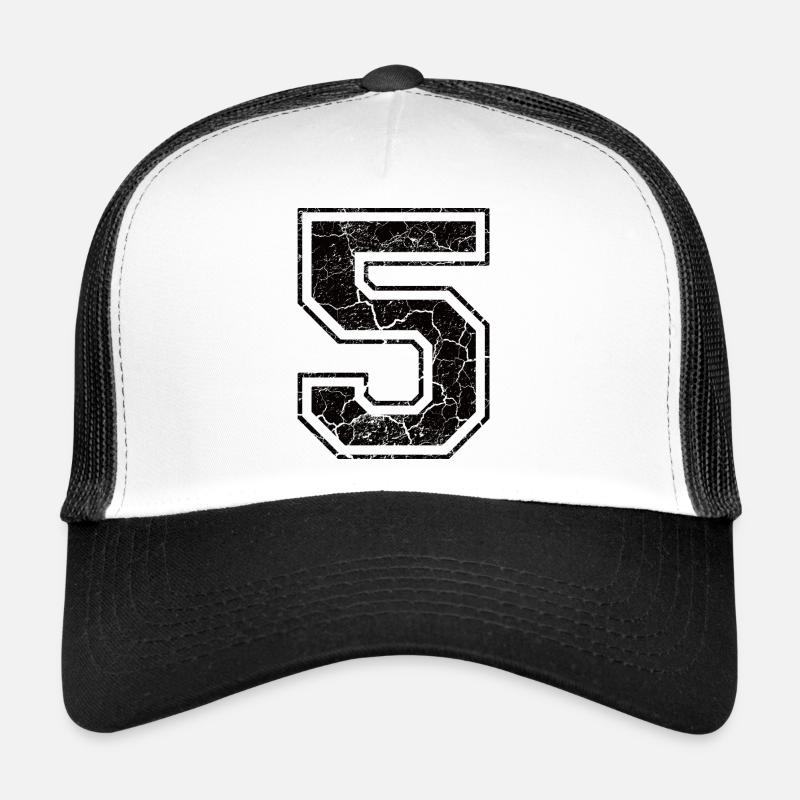 5 five fuenf black schwarz (fr) Casquette trucker 