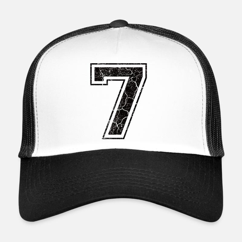 7_seven_sieben_black_schwarz (fr) Casquette trucker 