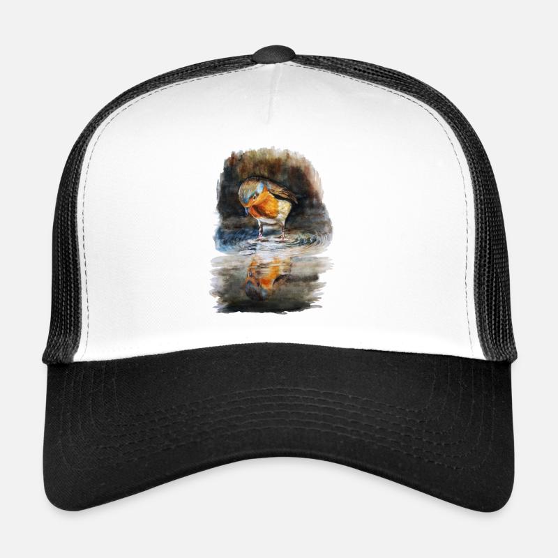 robin - Trucker Cap - white/black