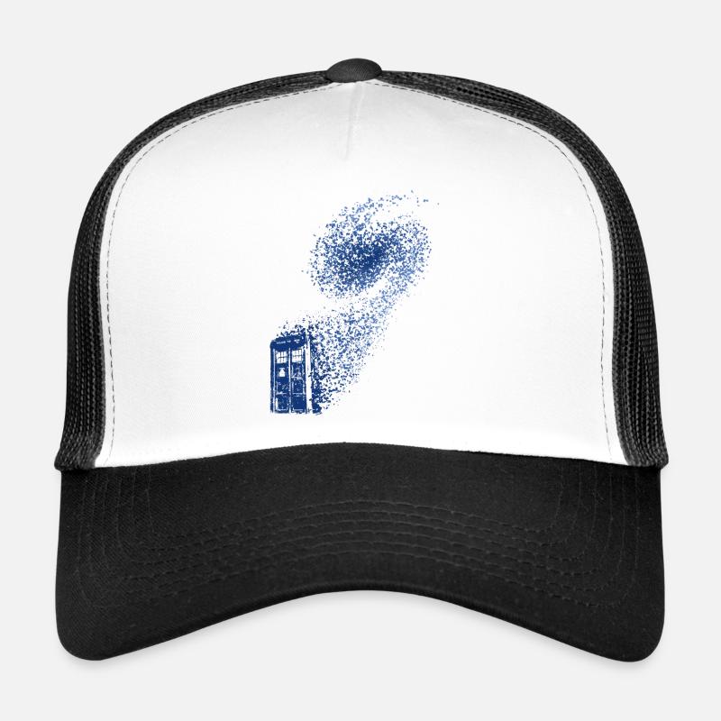 TARDIS: Time and Relative Dimension in Space - Trucker Cap - white/black