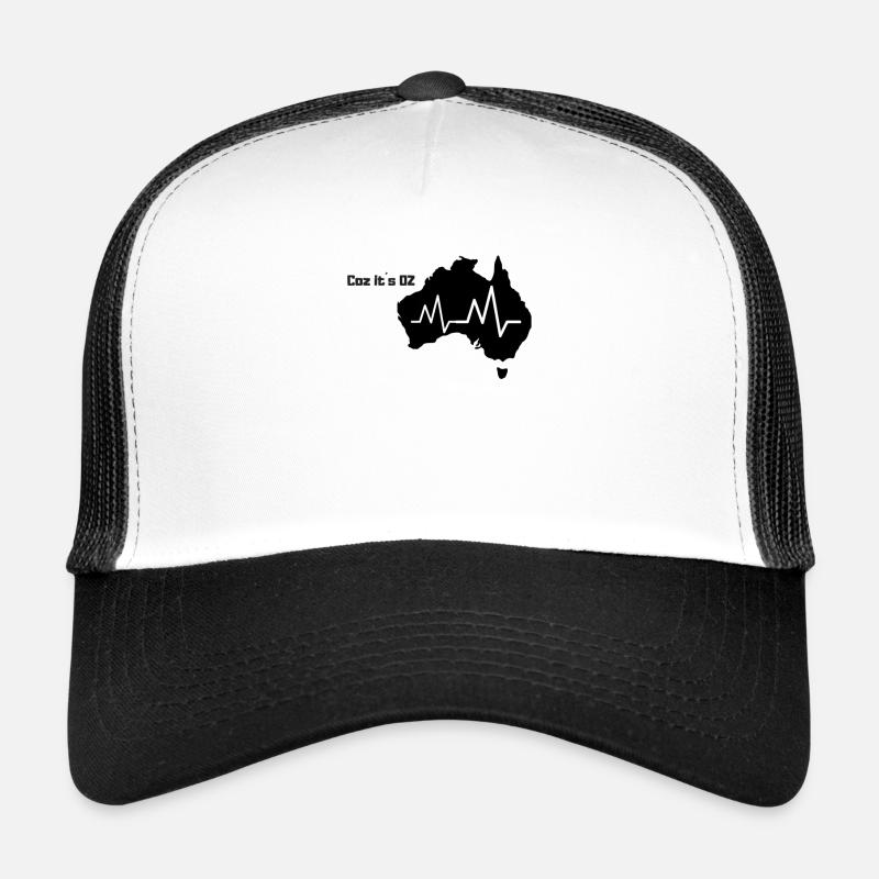 Weil es Australien ist, reisen, Down Under, Reise Trucker Cap