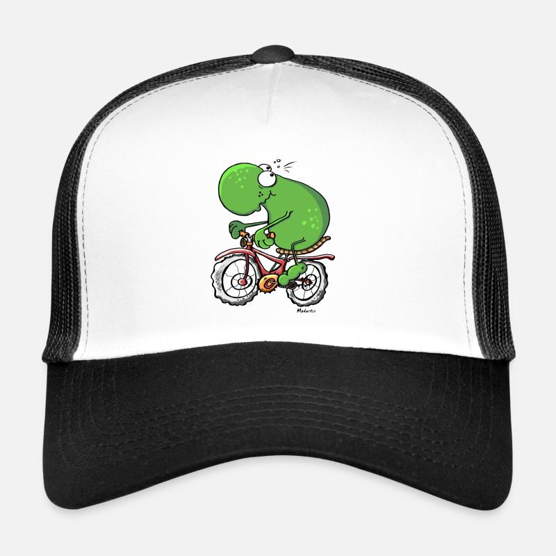 Drôle Randonnée à Vélo Grenouille Casquette trucker 