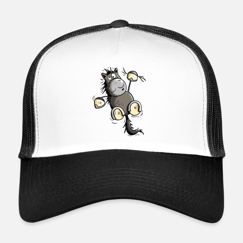 Rappe Pferd hängt ab Trucker Cap